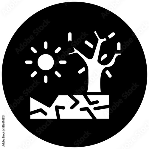 Desertification Icon Style