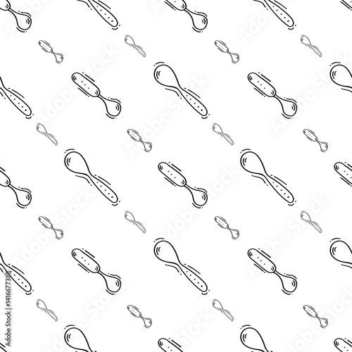 kitchen utensil pattern. kitchenware seamless pattern. doodle cooking utensil seamless pattern. doodle kitchen background