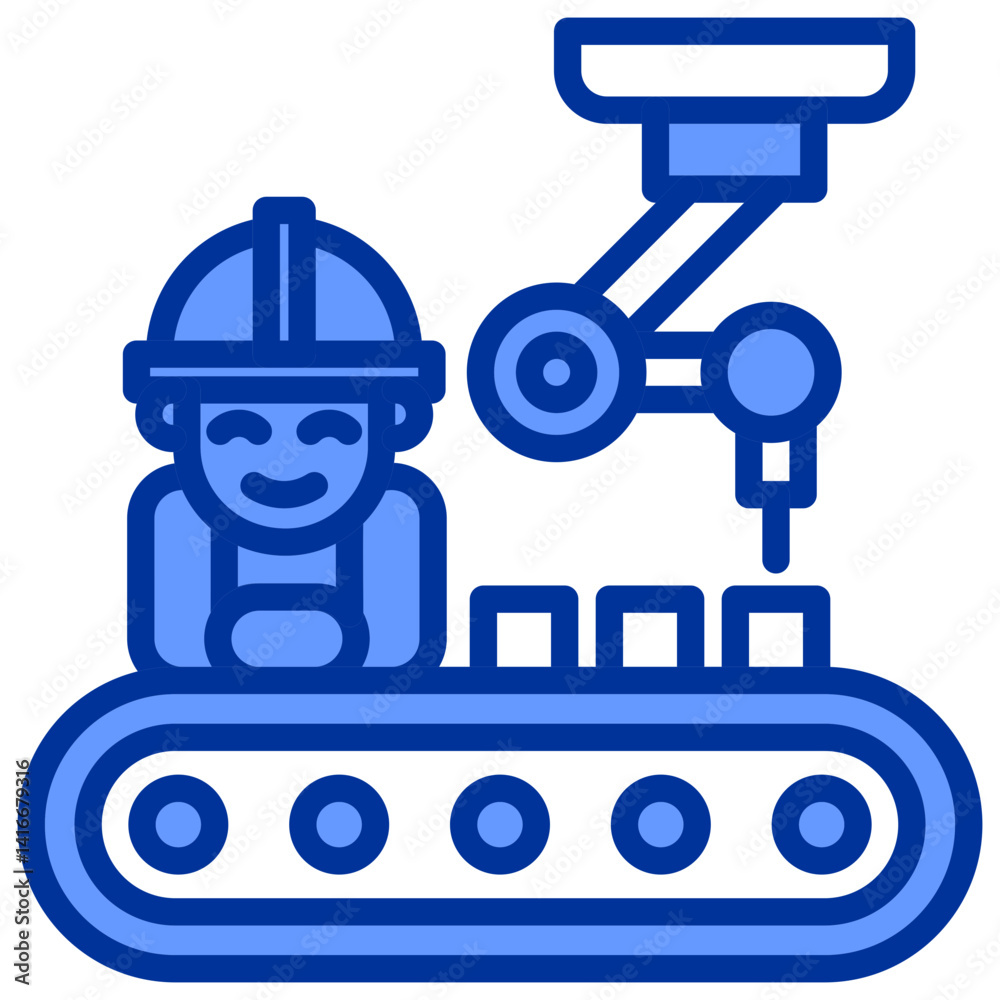 Production Line Icon