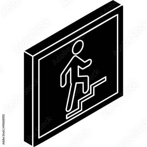 Climbing Stair Icon