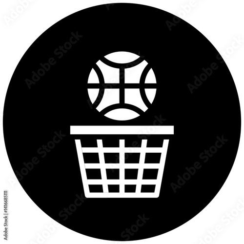 Basketball Icon Style