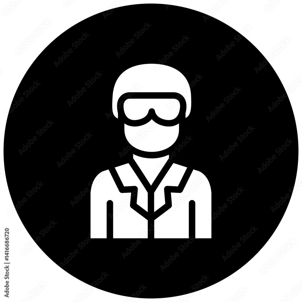 Army Pilot Icon Style