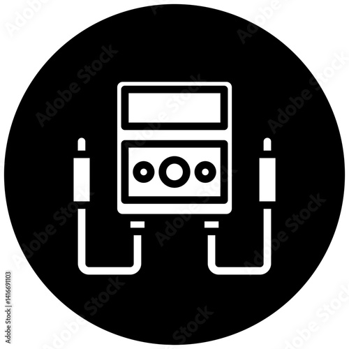 Tester Machine Icon Style