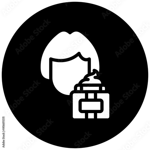 Hair Treatment Icon Style