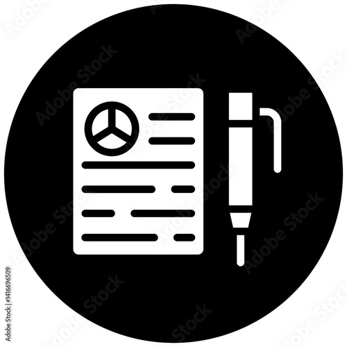 Peace Treaty Icon Style