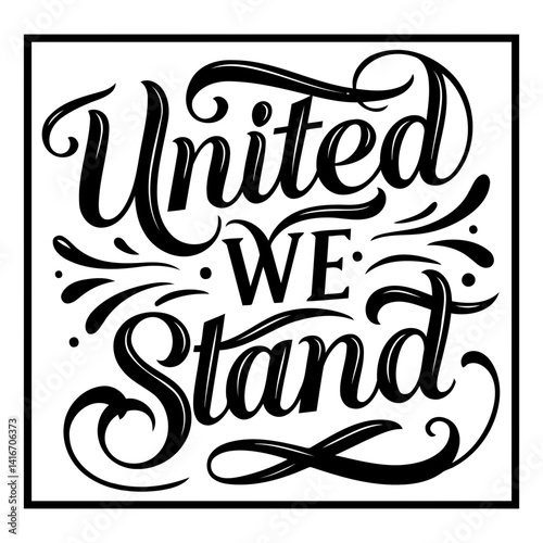 Motivational quote graphic in ornate script lettering style. Suitable for posters, apparel, or social media marketing. Potential for use in editorial design.