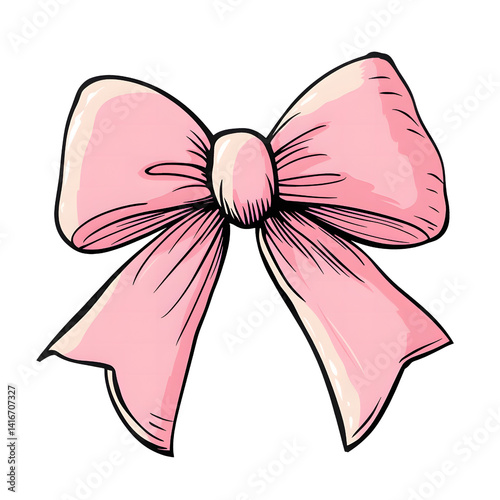 shiny silk ribbon bow kawaii
