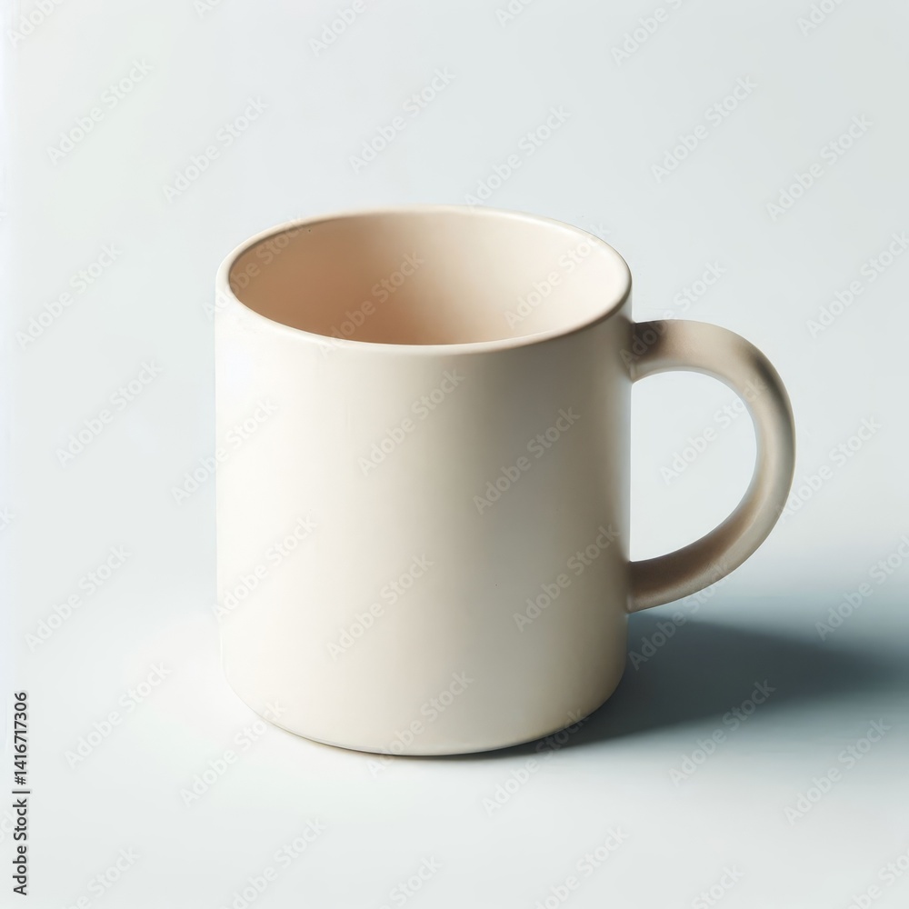Off White, Cream or Beige Mug Mockup - Cup Branding and Logo Placement - Product Design for Identity - White Drink Cup in Studio setting - Background for Promotional Material - Mock-up Presentation Off White, Cream or Beige Mug Mockup - Cup Branding and Logo Placement - Product Design for Identity - White Drink Cup in Studio setting - Background for Promotional Material - Mock-up Presentation