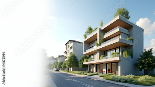 Innovative Earthquake Resilience: Advanced Retrofitting Techniques & Sustainable Materials for Urban Infrastructure Stability - Photo Stock Concept with Left Space photo
