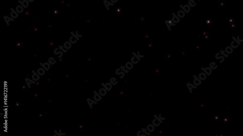 上昇するキラキラパーティクル_ループ