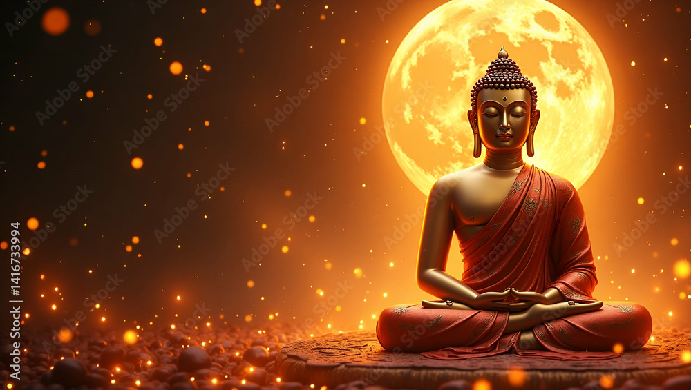 Intricate portrayal capturing Vesak Buddha Purnima with dignified spiritual symbolism refined cultural celebration and masterful ceremonial imagery in expansive detail in Photo Stock Concept and em Intricate portrayal capturing Vesak Buddha Purnima with dignified spiritual symbolism refined cultural celebration and masterful ceremonial imagery in expansive detail in Photo Stock Concept and em