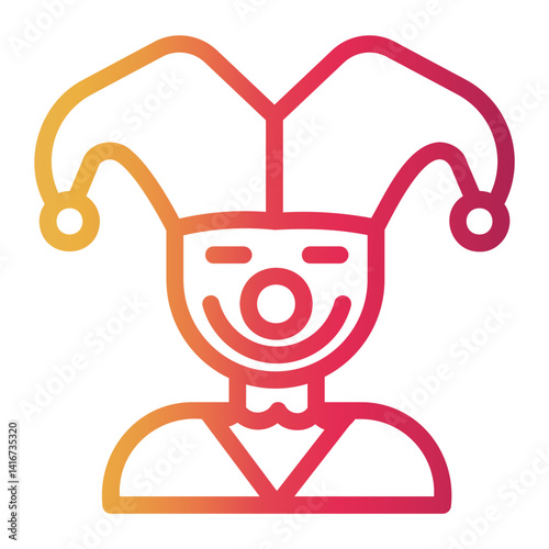 entertainment Line Gradient Icon