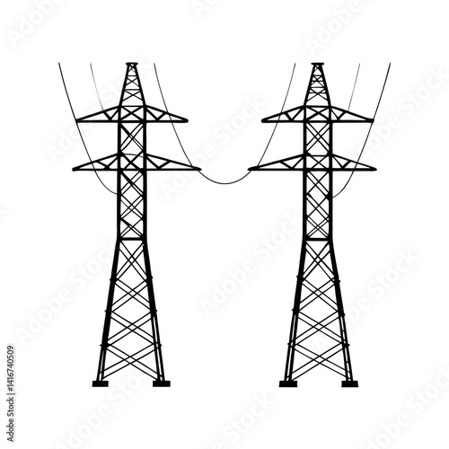 High voltage power lines