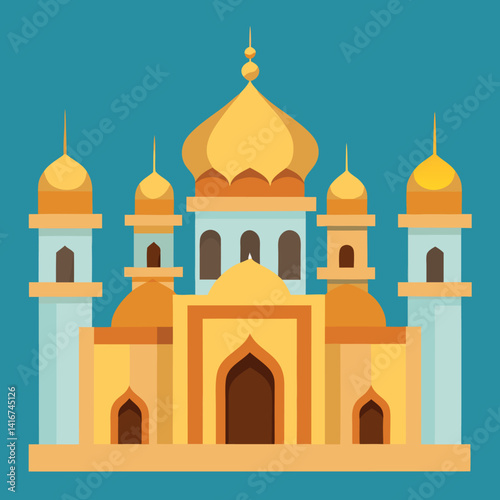 Elegant-vector-illustration-of-a-beautiful-mosque 