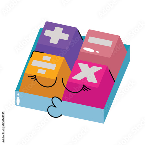 Math vector Sticker. Eps 10 file