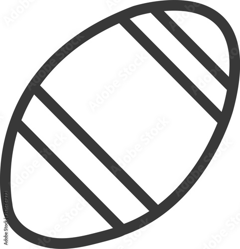 Football Vector Icon Stock Illustration