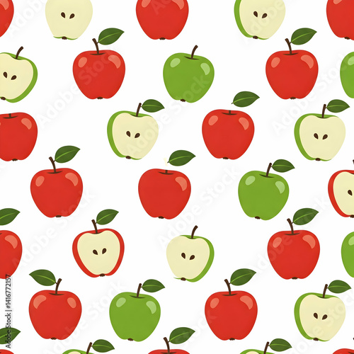 Apple pattern seamless 