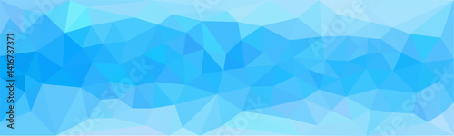 Abstract polygonal background in various shades of blue, creating a low-poly, icy, and geometric effect suitable for digital or design use.

