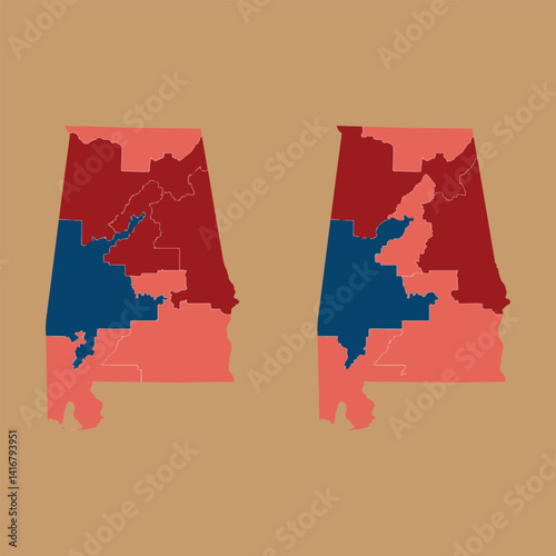 alabama USA map