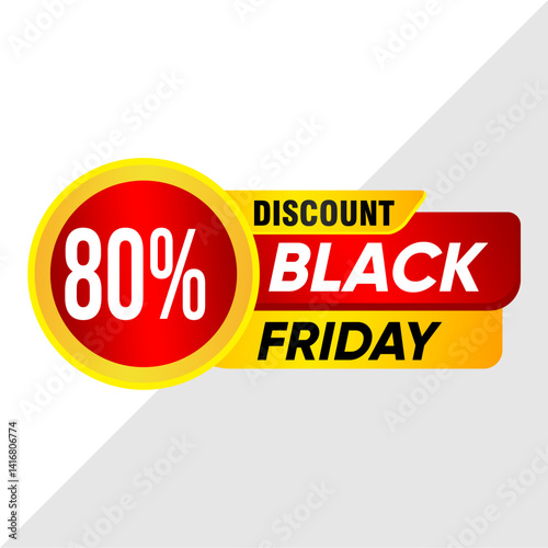 80% Discount Offer Banner - Super Clearance Sale