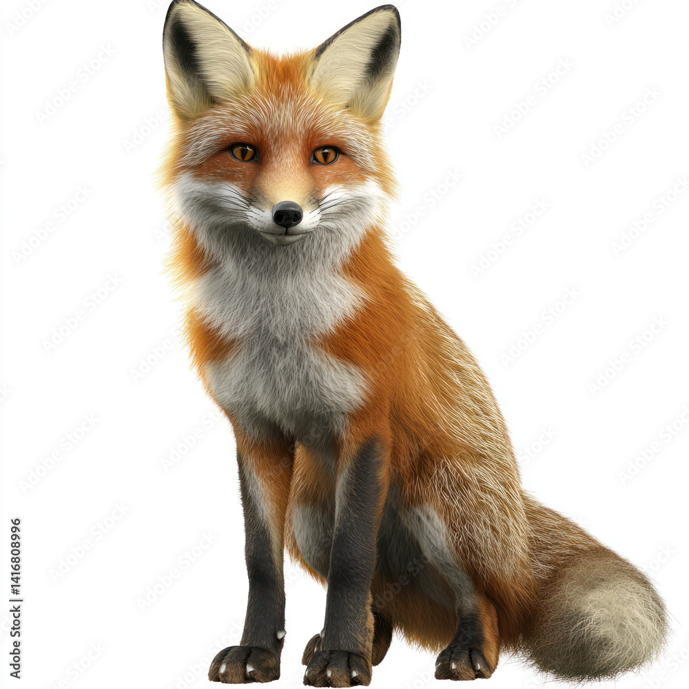 Obraz premium red fox vulpes 4 years old