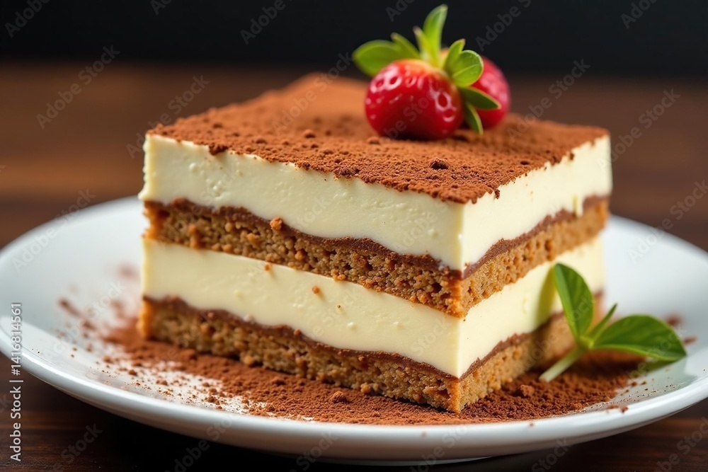 Classic tiramisu dessert, layered and dusted with cocoa , cuisine, layered dessert, tiramisu Classic tiramisu dessert, layered and dusted with cocoa , cuisine, layered dessert, tiramisu
