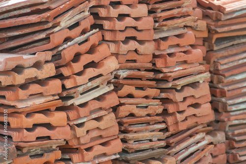 red roof tiles