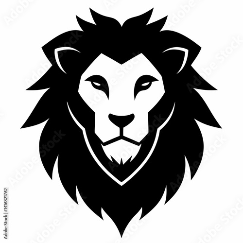 lion head vector illustration