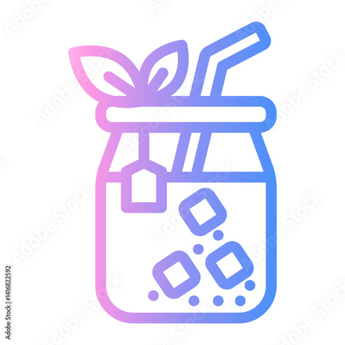 jam Line Gradient Icon
