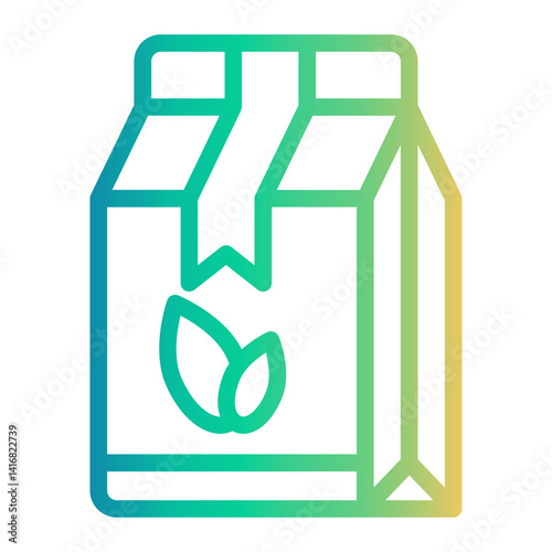 tea Line Gradient Icon