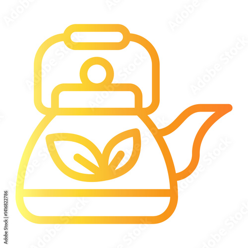teapot Line Gradient Icon