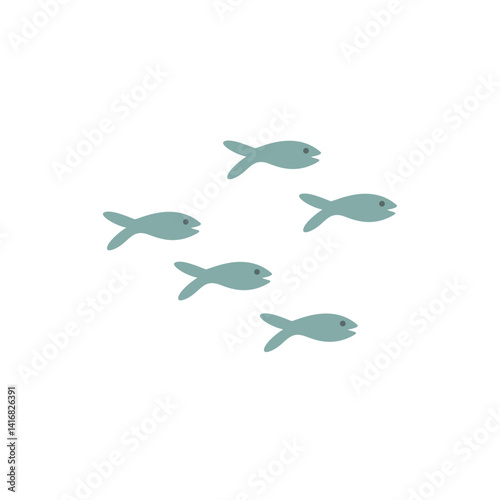 Obraz na płótnie Small Fishes Undersea Fauna Nature w salonie