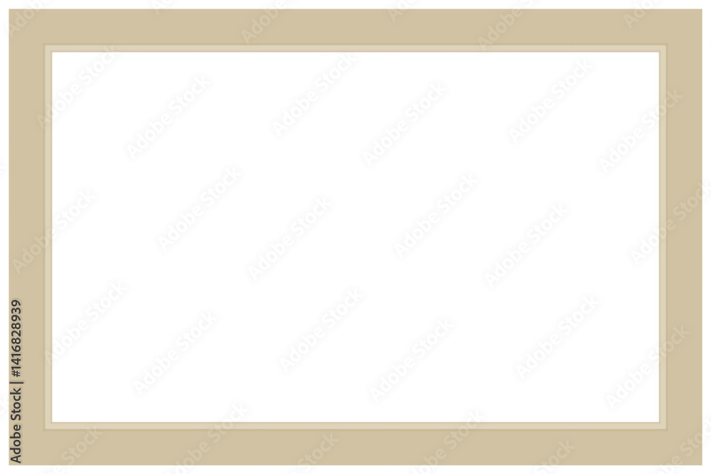 Obraz premium simple border design for illustration board vector
