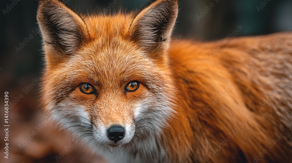 Fototapeta premium Close-up of a red fox