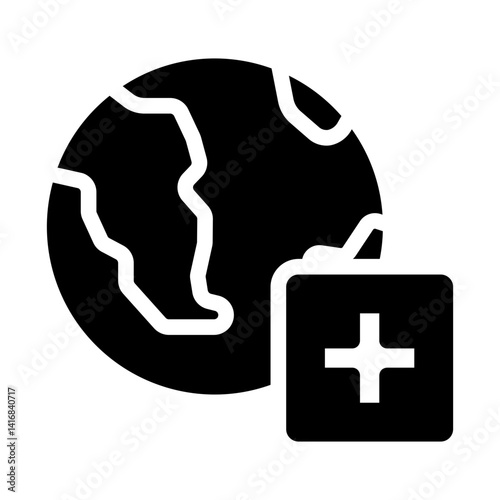 world Solid icon
