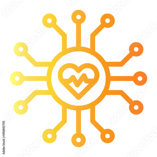 ai Line Gradient Icon
