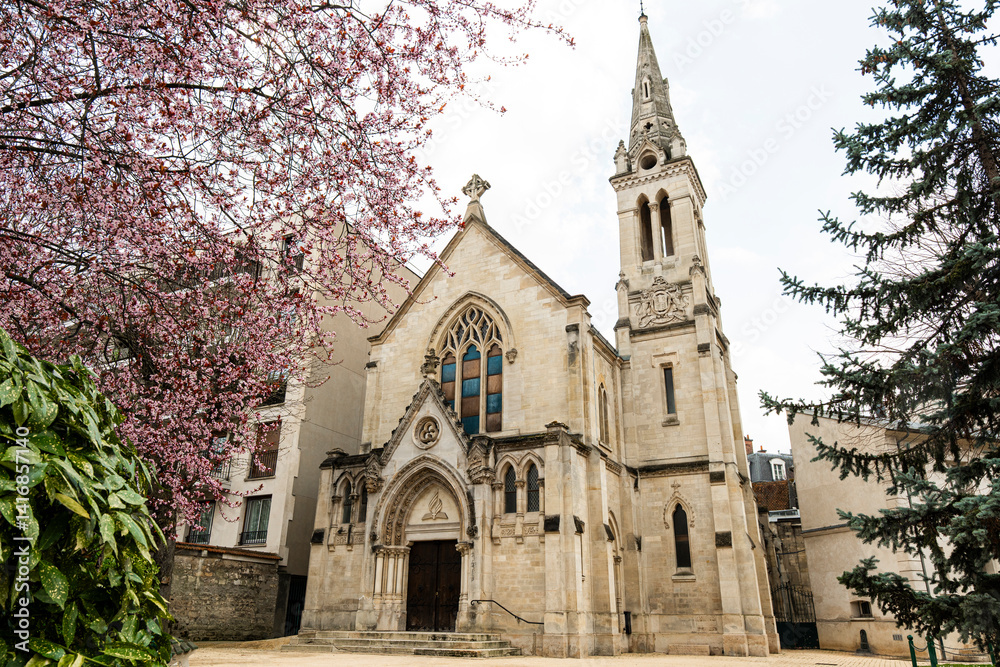 Obraz premium catholic church in paris