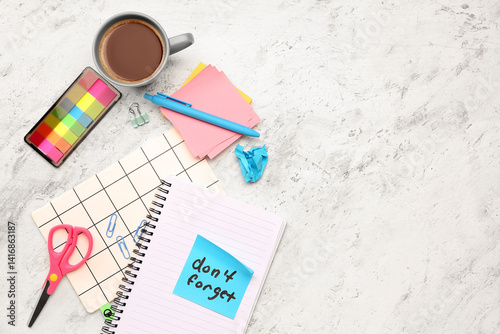 Sticky note with text DON'T...