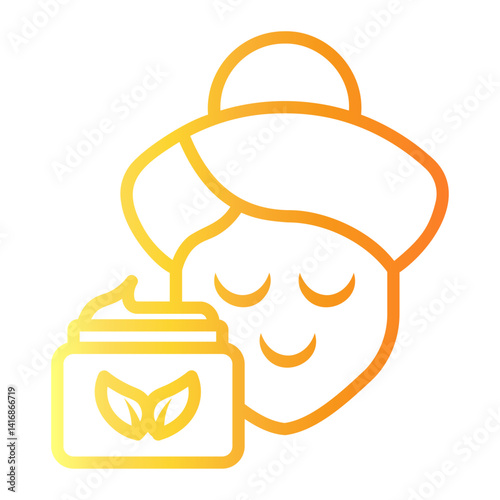 cream Line Gradient Icon