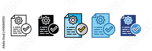Quality Control  Icon Element For Design