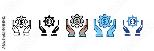 Asset Management  Icon Element For Design