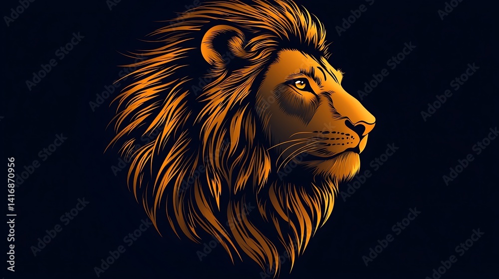 Fototapeta premium Creative eagle vector art modern high resolution photo