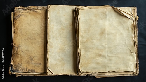 Old book pages with yellowed edges   5bc1be05-3148-40f1-bad4-fea7ca9dab0f