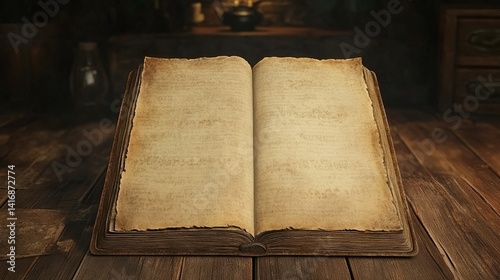Old book pages with yellowed edges   5bc1be05-3148-40f1-bad4-fea7ca9dab0f