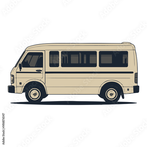 image of the icon design for the mini bus