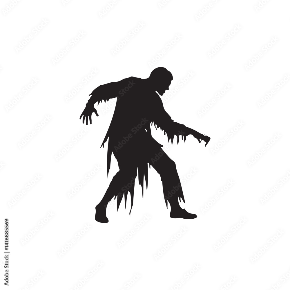 Obraz premium Zombie silhouettes