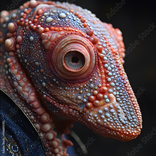 Artistic Photo Masked Person With Intricate Costume Details Captured Image
