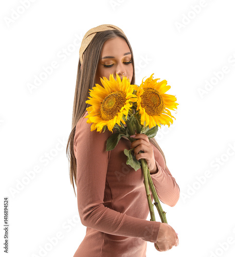 Young woman with beautiful ...