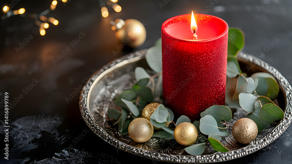 Obraz premium Minimalist Christmas,christmas, decoration, christmas tree,holiday, xmas,winter, decorations, celebration, presents,gift, Santa Claus,ornaments,new year,december,seasonal,gift