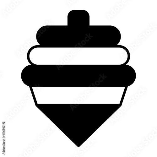 spinner black icon